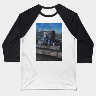 Tranquil Blues Baseball T-Shirt